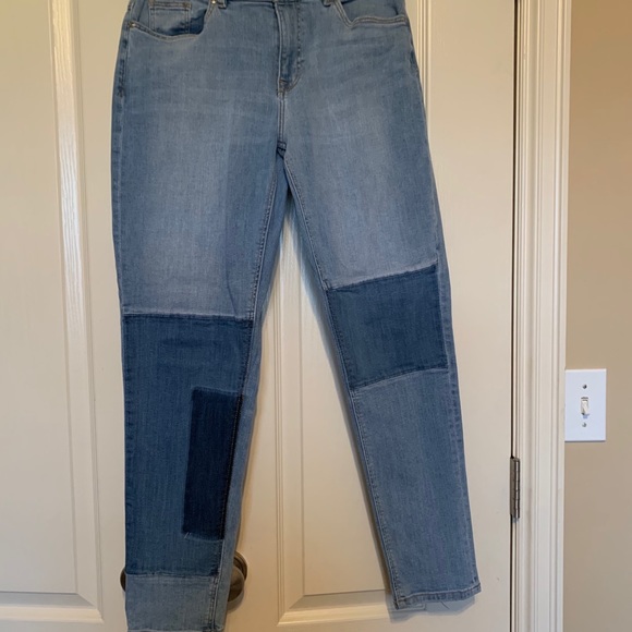 Divided Patched Jeans - Picture 1 of 3
